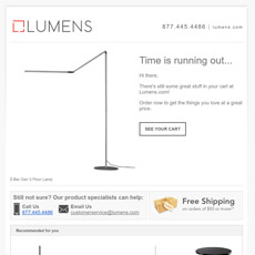 Lumens Email Remarketing
